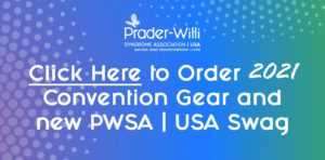 Convention Swag Graphic, Prader-Willi Syndrome Association | USA