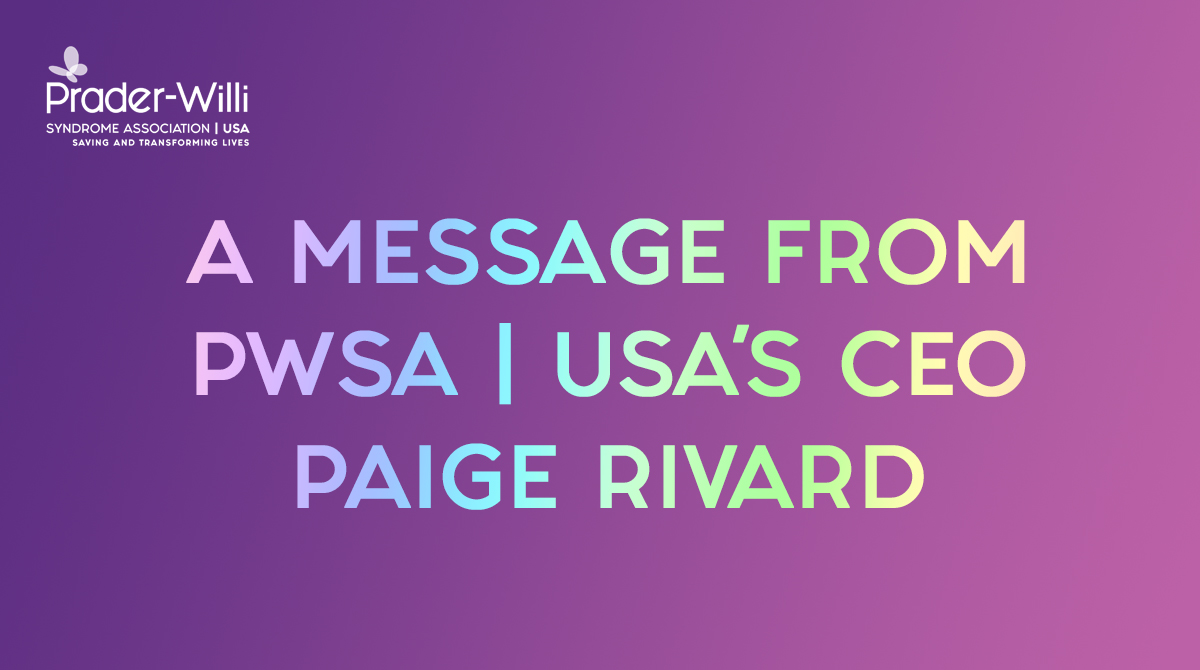 Paigemessage 1, Prader-Willi Syndrome Association | USA