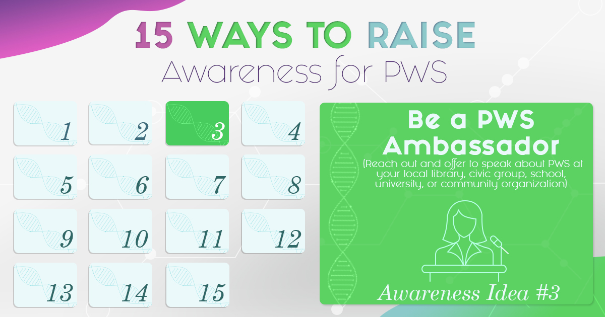 15 Ways 3, Prader-Willi Syndrome Association | USA