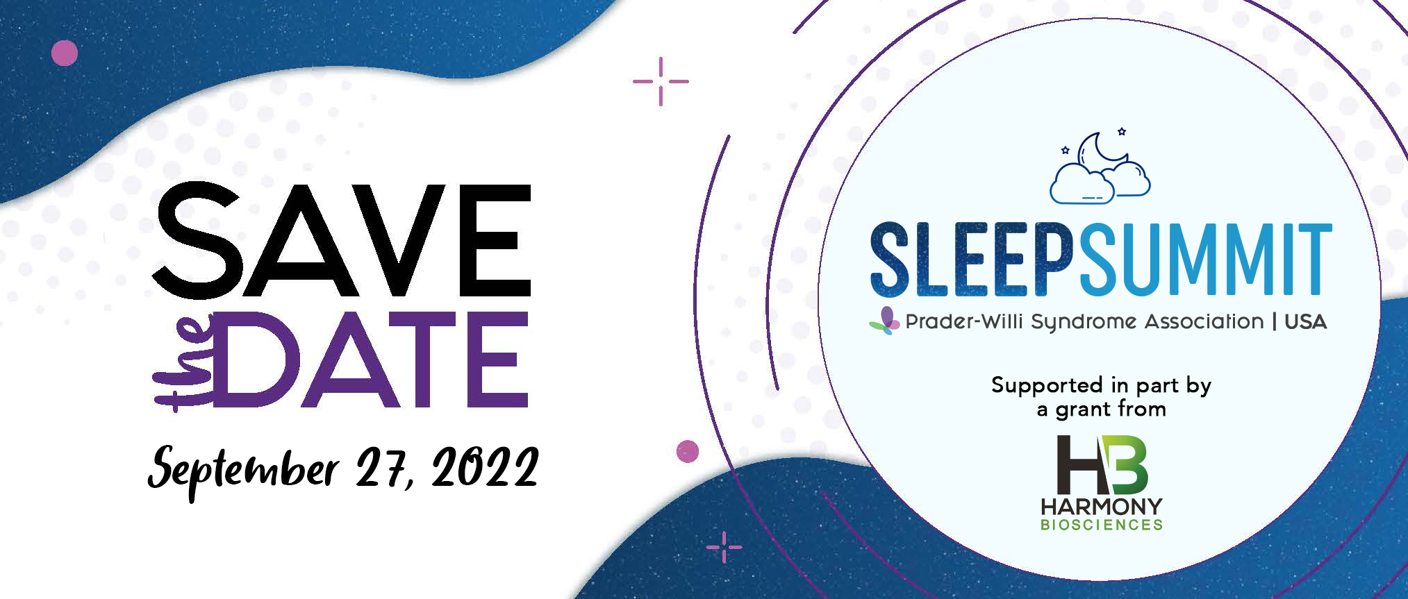 Save the Date PWSA USA's Virtual Sleep Summit PraderWilli