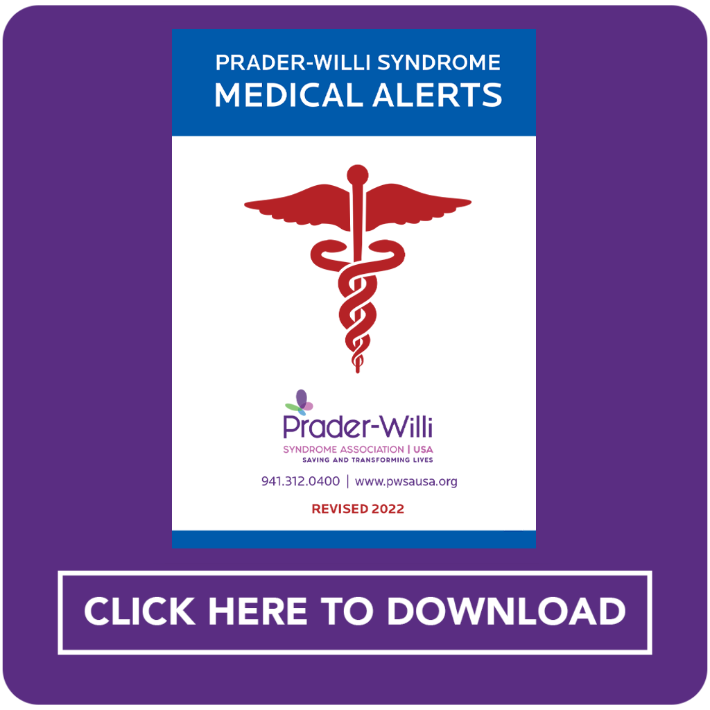 Medical Alerts, Prader-Willi Syndrome Association | USA