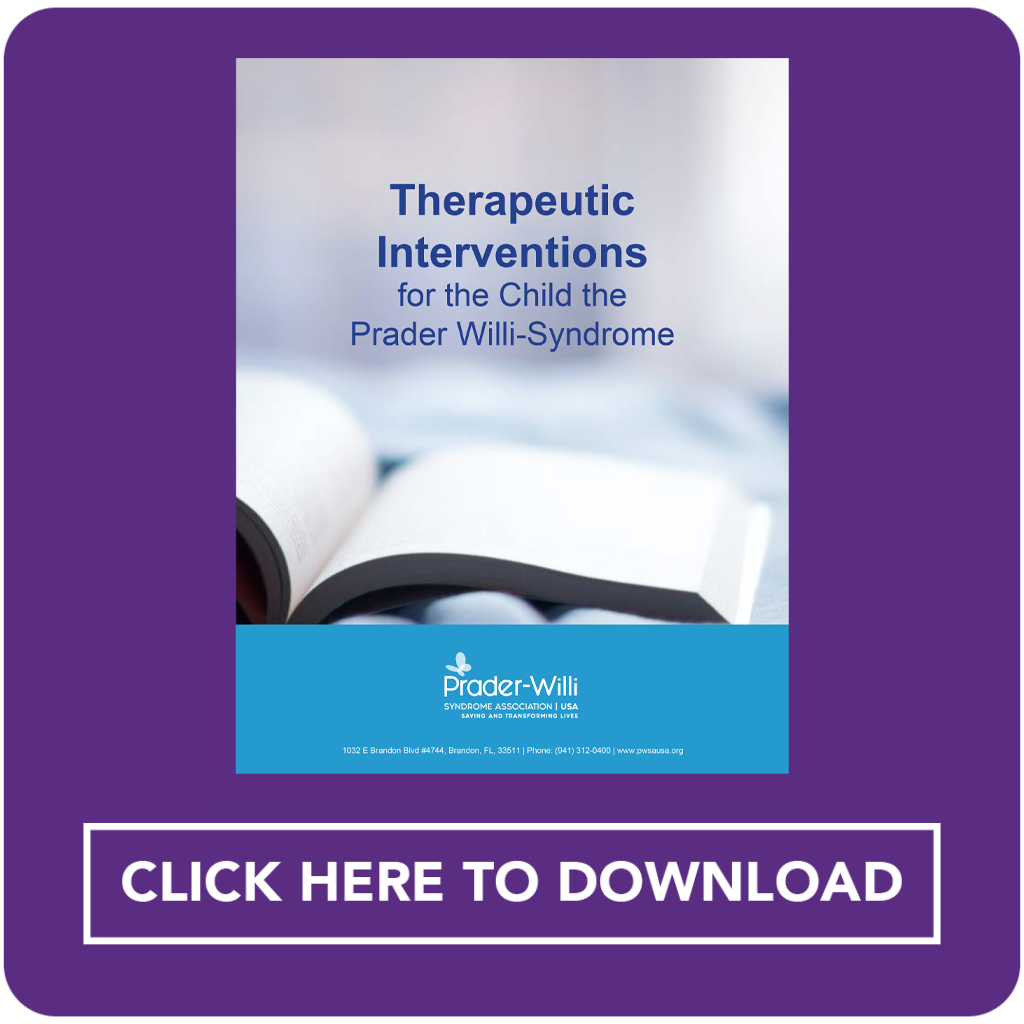 Therapeutic, Prader-Willi Syndrome Association | USA