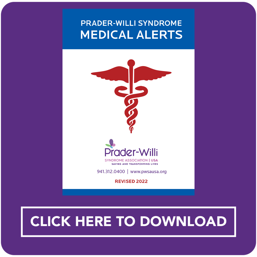 Booklet Medicalalerts, Prader-Willi Syndrome Association | USA