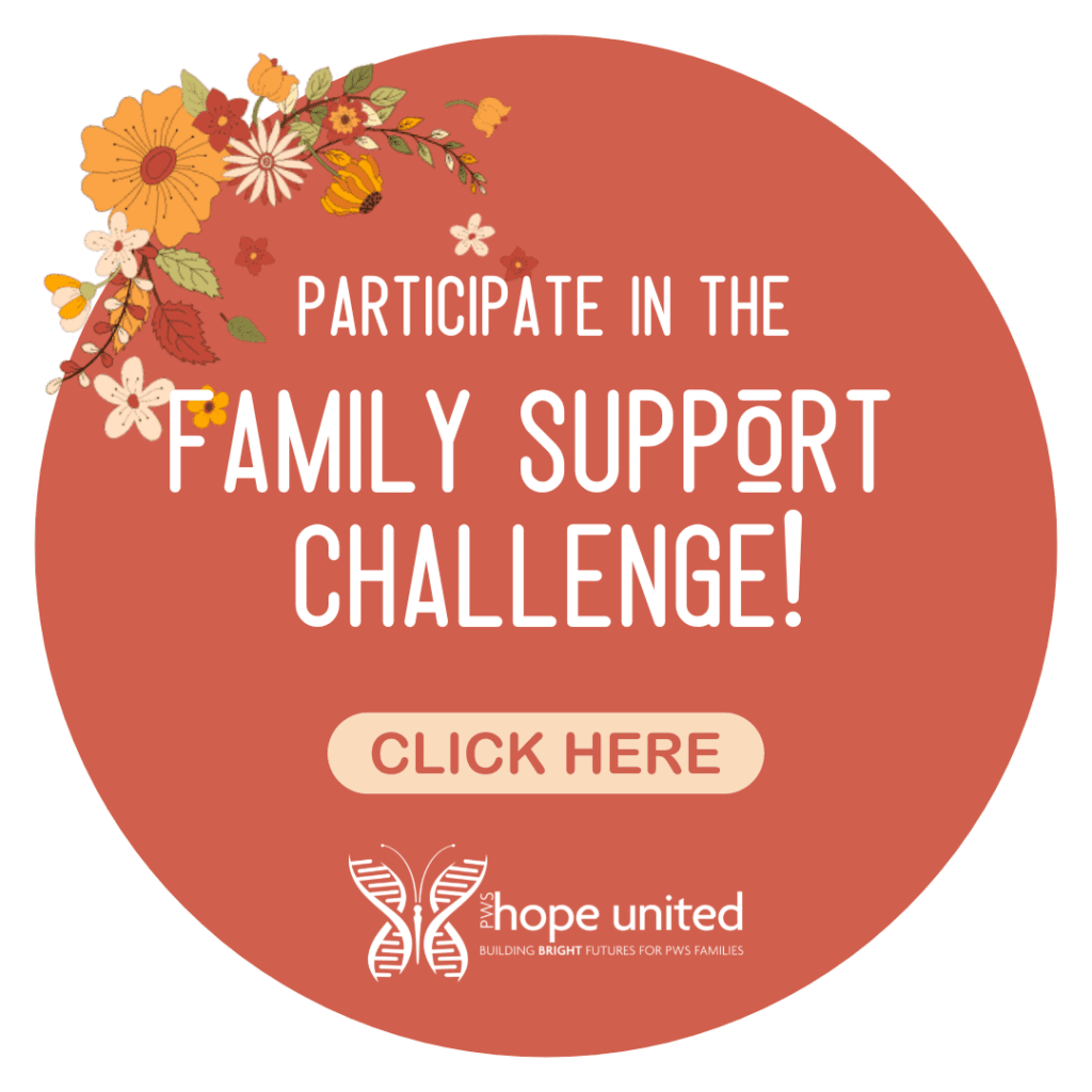 Join The Family Support Challenge, Prader-Willi Syndrome Association | USA