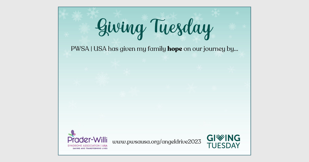 Giving Tuesday for PWSA USA