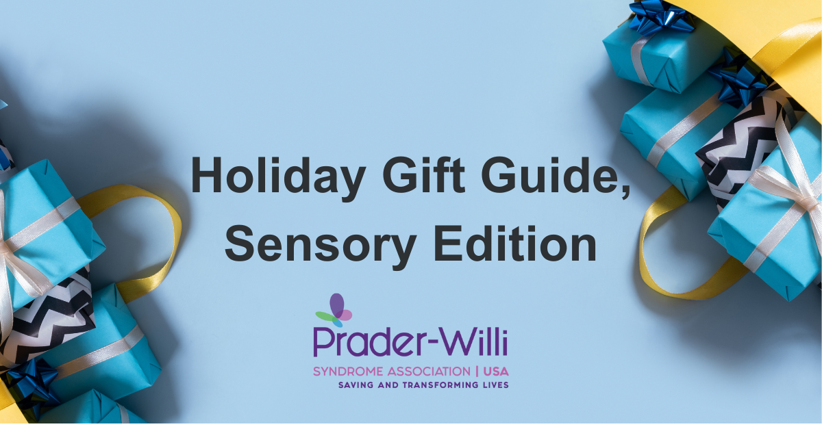 Holiday Gift Guide Sensory Edition, Prader-Willi Syndrome Association | USA