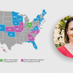 Map of States the recognize PWS as a Developmental Disability