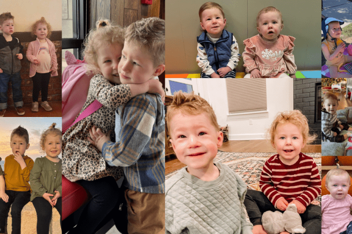 Photo collage of multiple children with Prader-Willi Syndrome