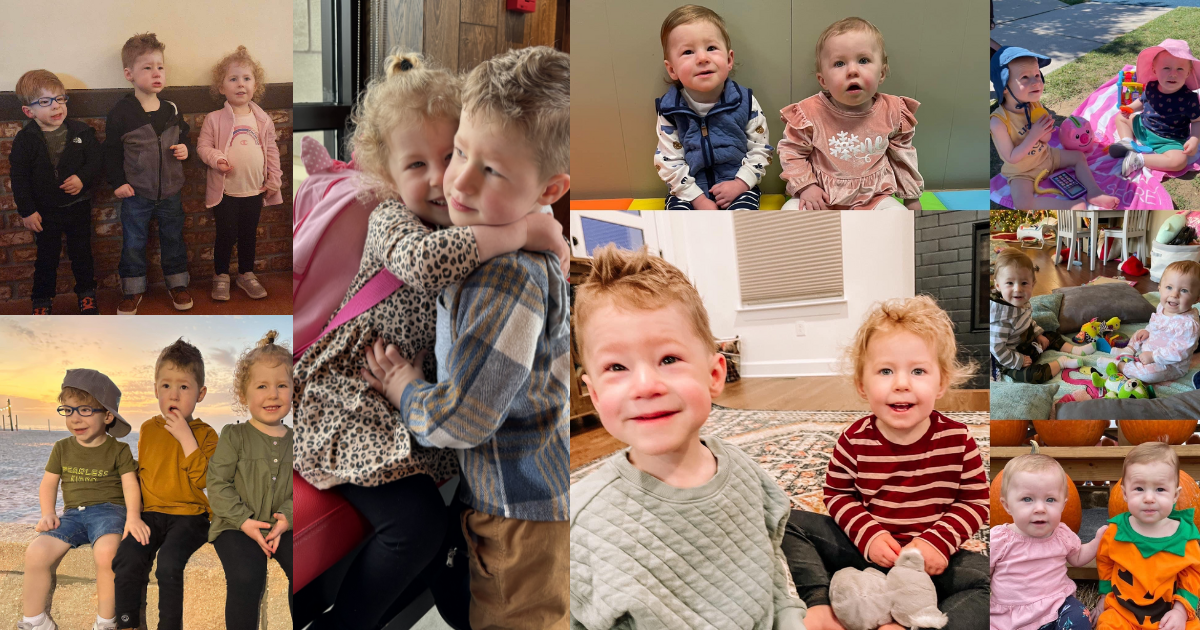 Photo collage of multiple children with Prader-Willi Syndrome