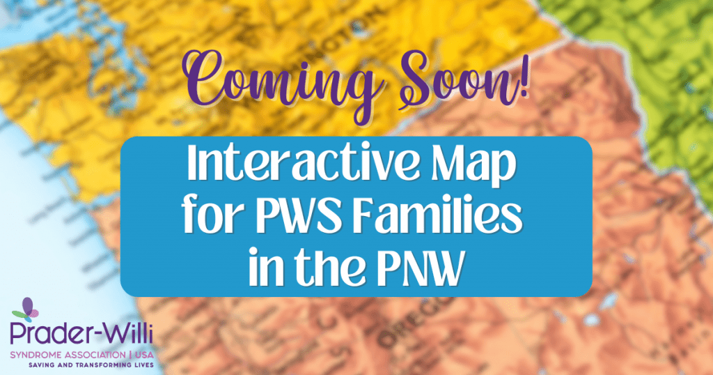 Interactive Map For PWS Families In The PNW, Prader-Willi Syndrome Association | USA