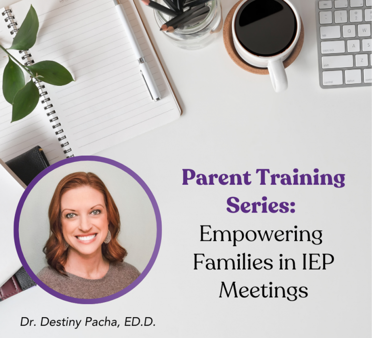 Parent Training Series: Empowering Families in IEP Meetings for PWSA USA